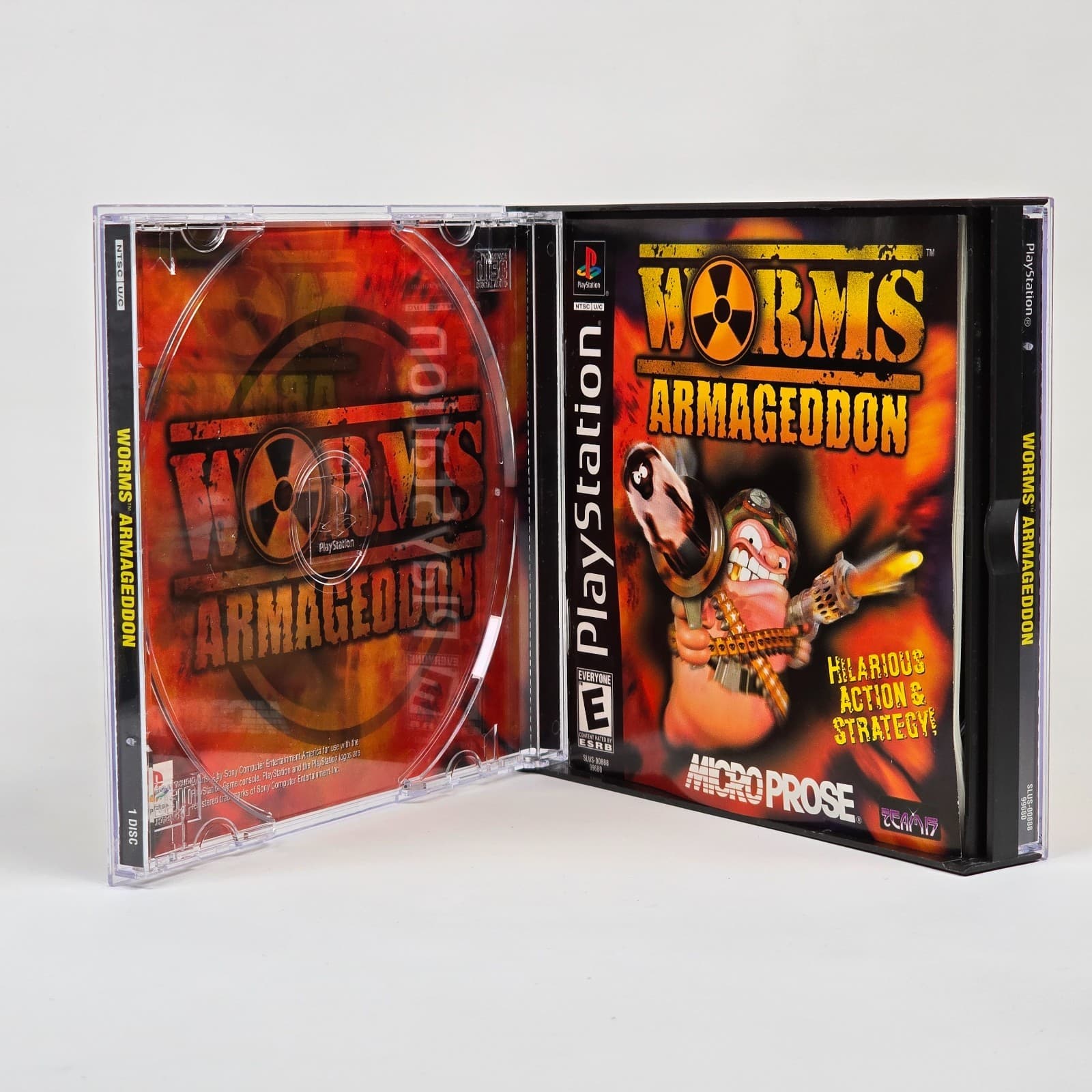 Worms: Armageddon (PlayStation 1 PS1) CIB COMPLETE - Thumbnail 2