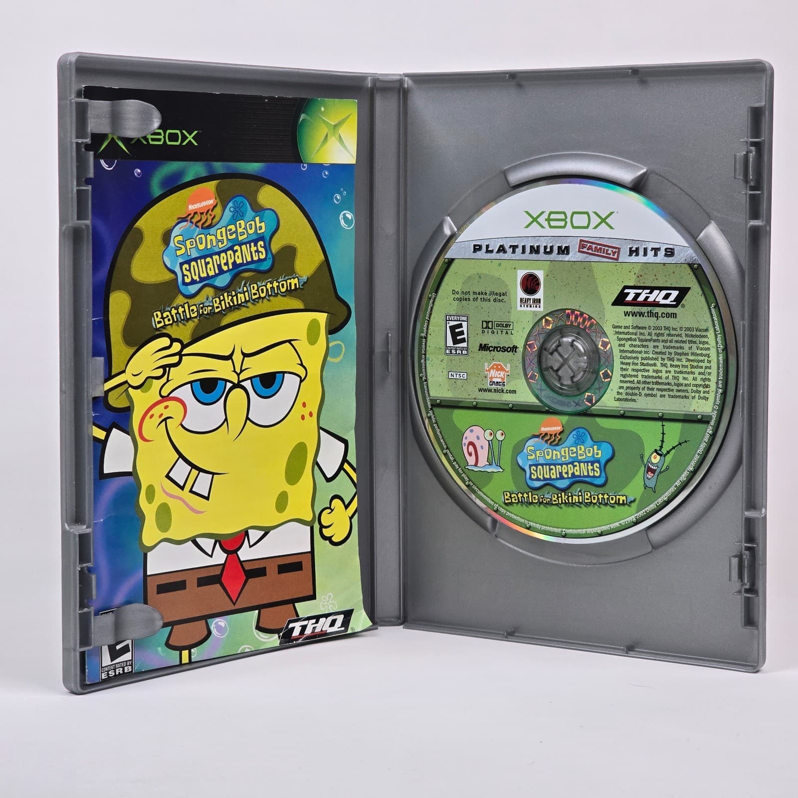 SpongeBob SquarePants Battle for Bikini Bottom (Original Xbox) Platinum Hits CIB - Thumbnail 2