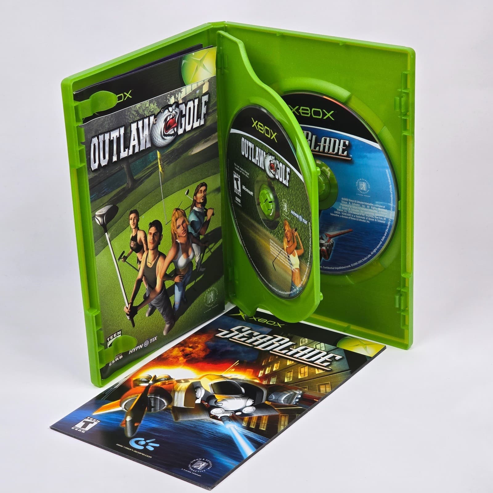 Outlaw Golf + SeaBlade Sea Blade Combo (Original Xbox) CIB COMPLETE - Thumbnail 2