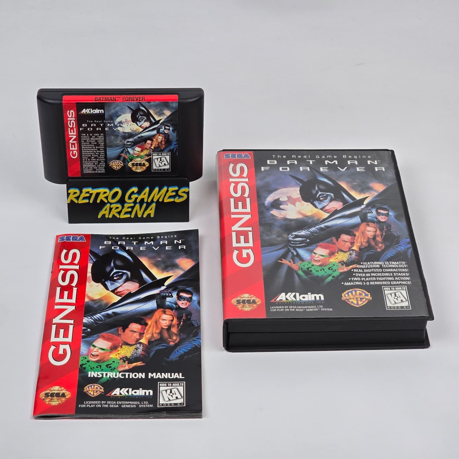 Batman Forever (Sega Genesis) CIB COMPLETE