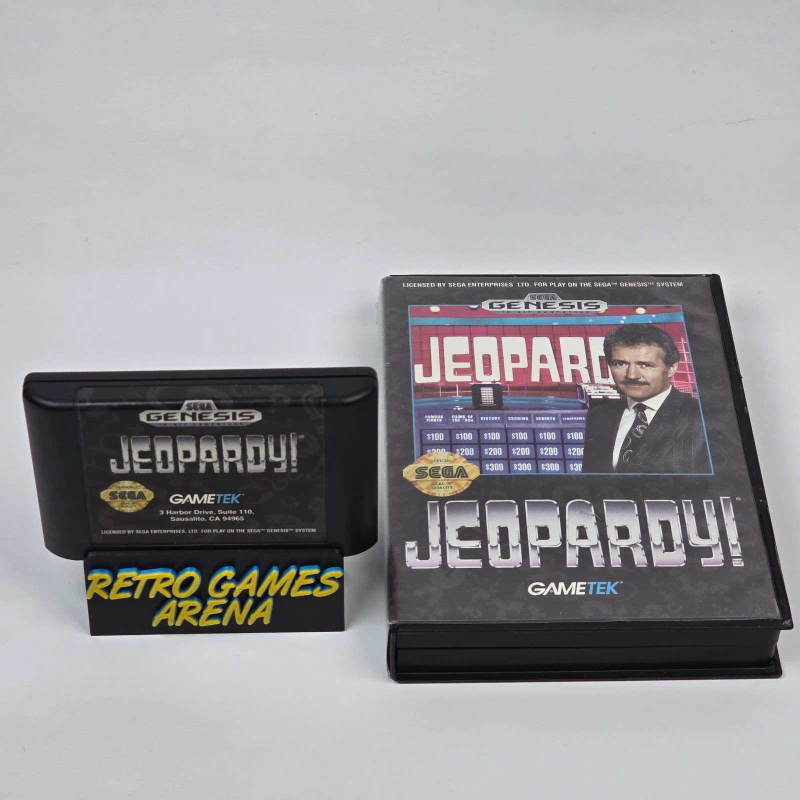 Jeopardy! (Sega Genesis) Case & Cartridge