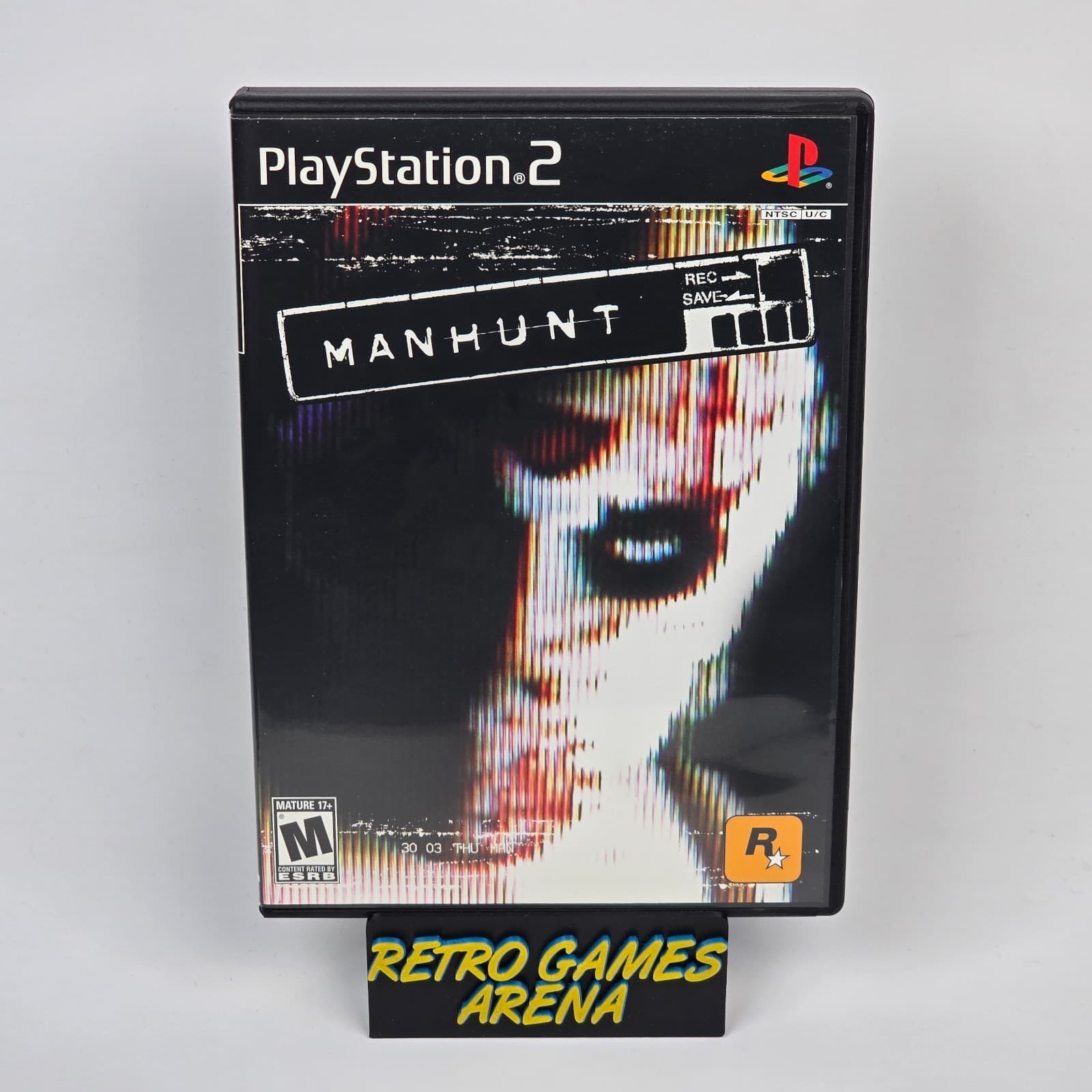 Manhunt (PlayStation 2 PS2) Case & Disc
