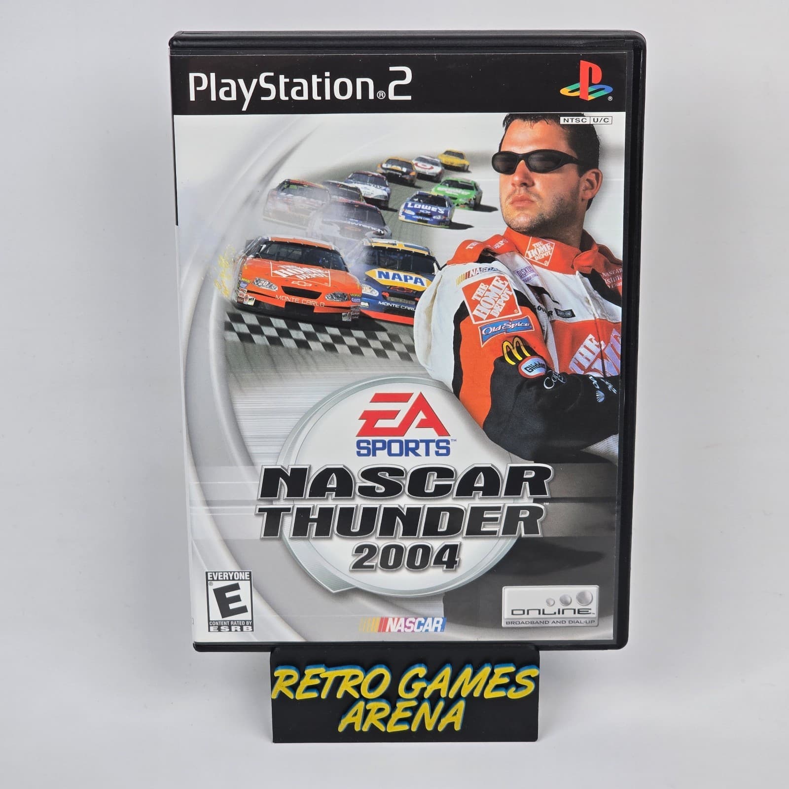 NASCAR Thunder 2004 (PlayStation 2 PS2) Case & Disc