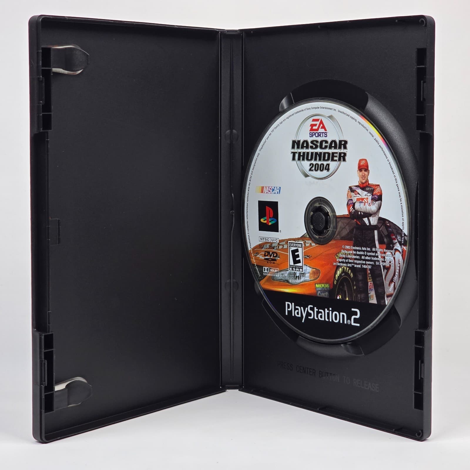 NASCAR Thunder 2004 (PlayStation 2 PS2) Case & Disc - Thumbnail 2