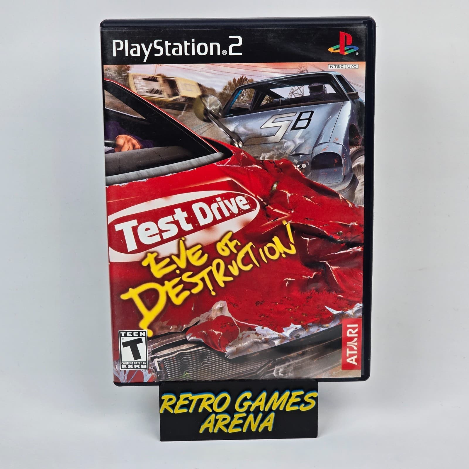 Test Drive: Eve of Destruction (PlayStation 2 PS2) Case & Disc
