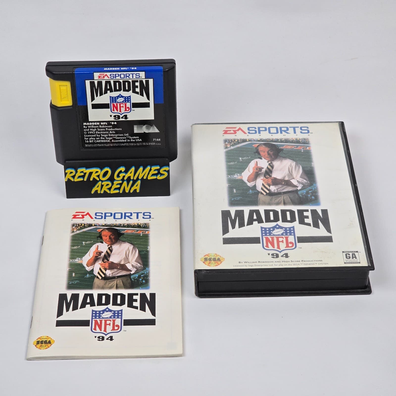 Madden NFL 94 (Sega Genesis) CIB COMPLETE