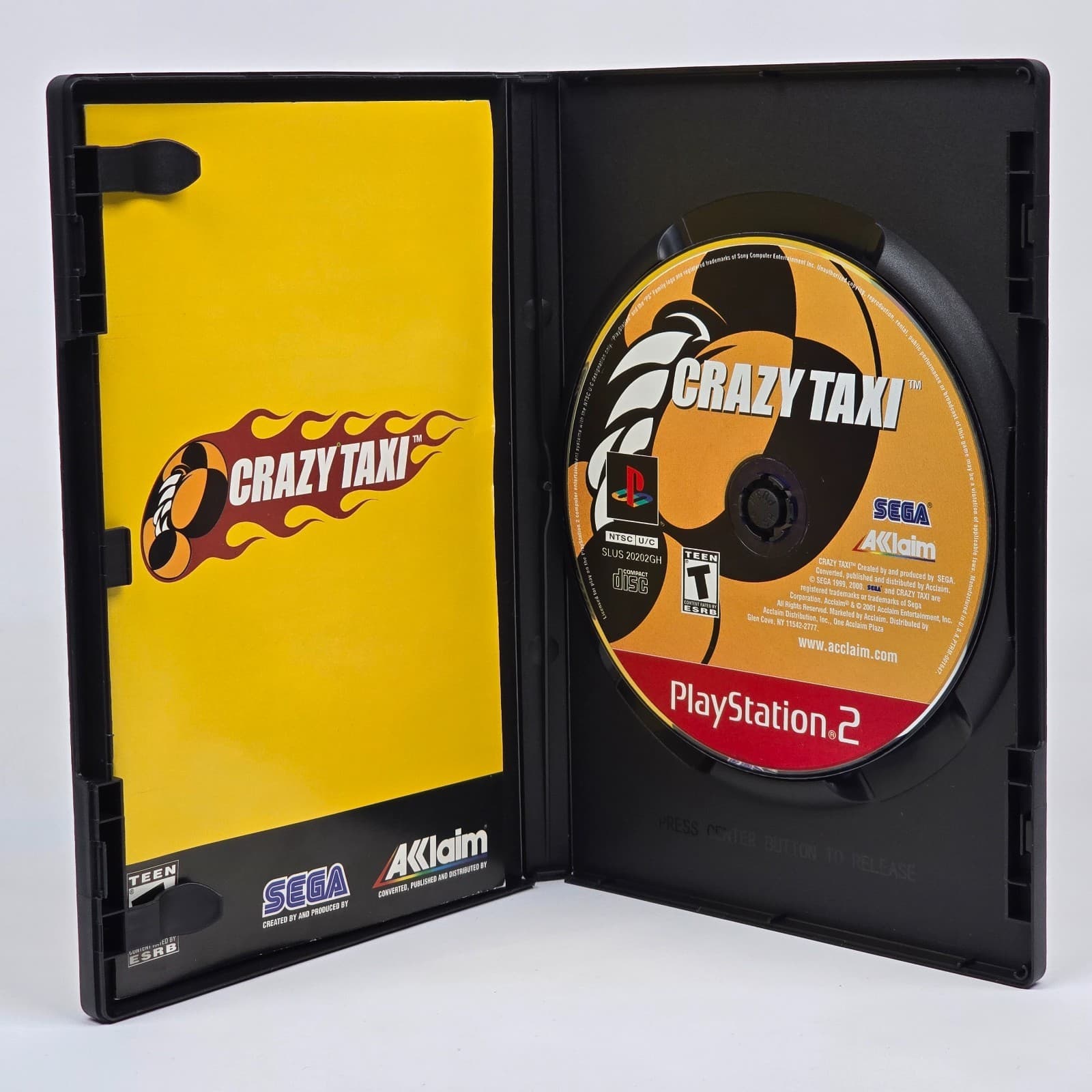 Crazy Taxi (PlayStation 2 PS2) Greatest Hits CIB COMPLETE - Thumbnail 2