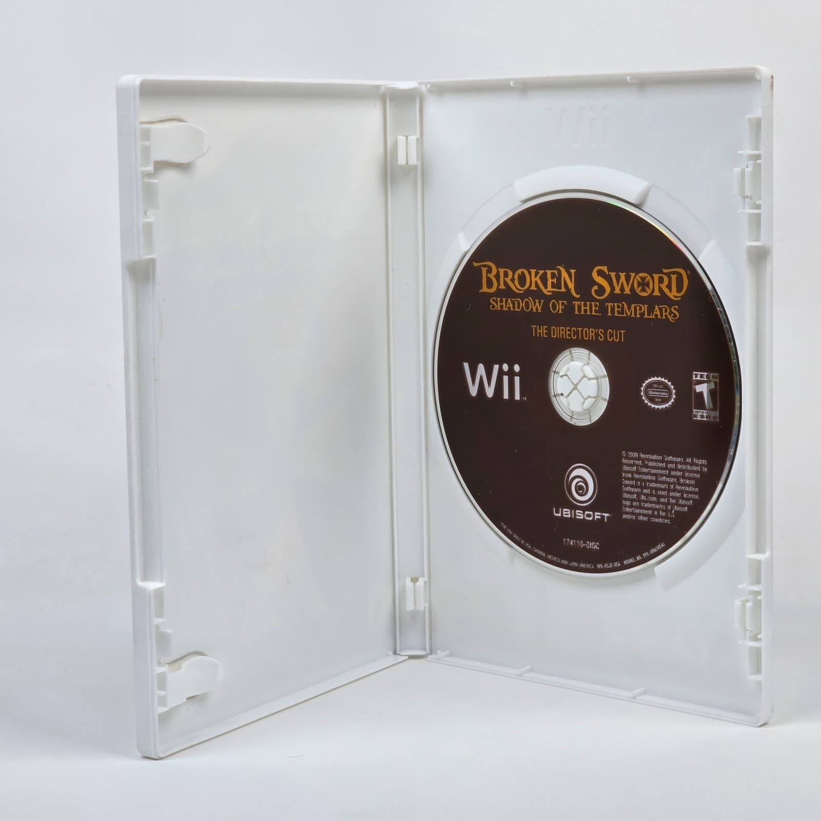 Broken Sword: Shadow of the Templars (Nintendo Wii) Case & Disc - Thumbnail 2