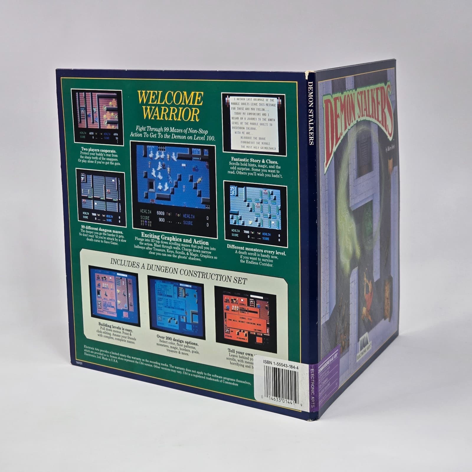 Demon Stalkers (Commodore 64 C64) 5.25 Floppy Disk CIB COMPLETE & TESTED - Thumbnail 4