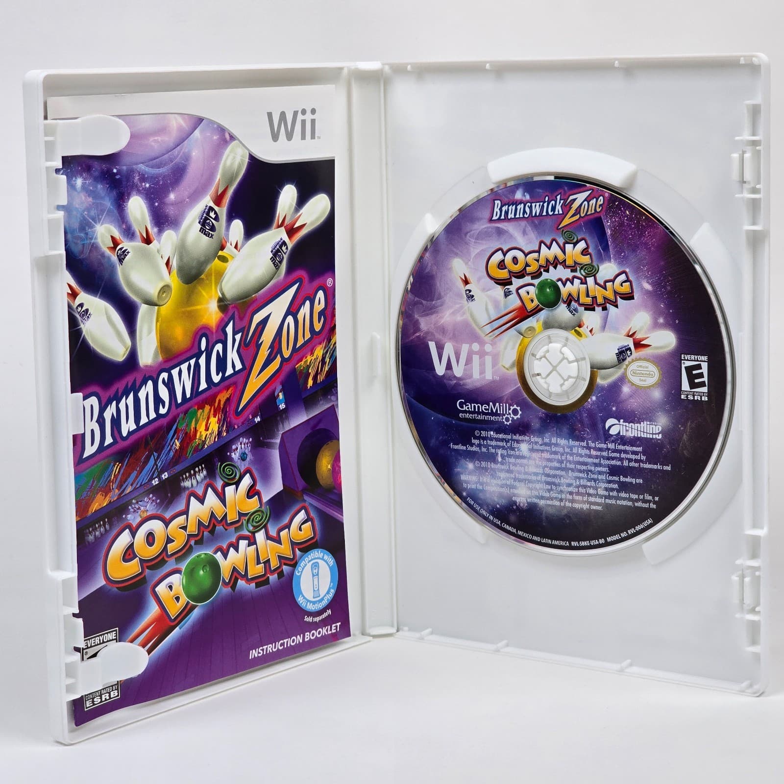 Brunswick Zone: Cosmic Bowling (Nintendo Wii) CIB COMPLETE - Thumbnail 2