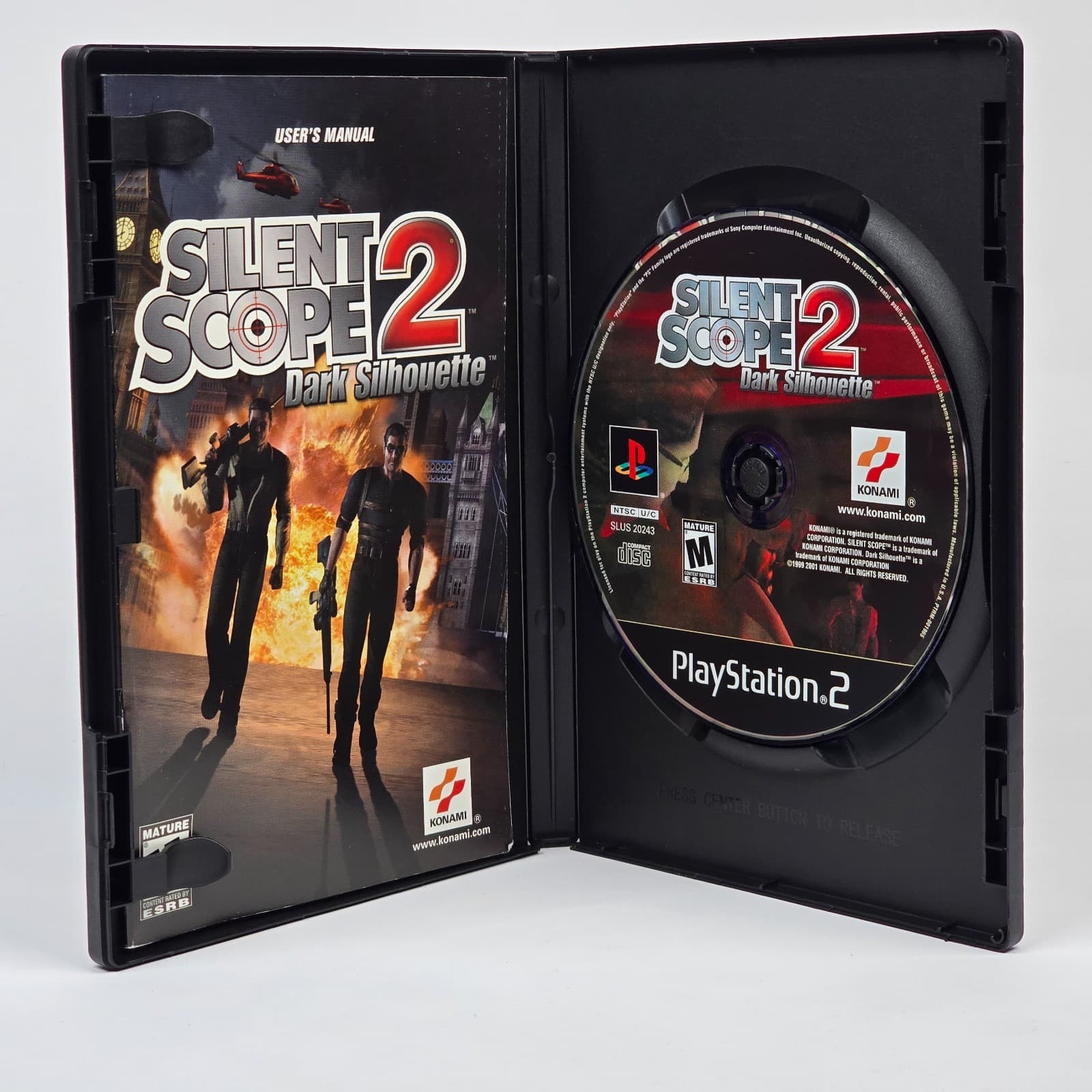 Silent Scope 2: Dark Silhouette (PlayStation 2 PS2) CIB COMPLETE - Thumbnail 2