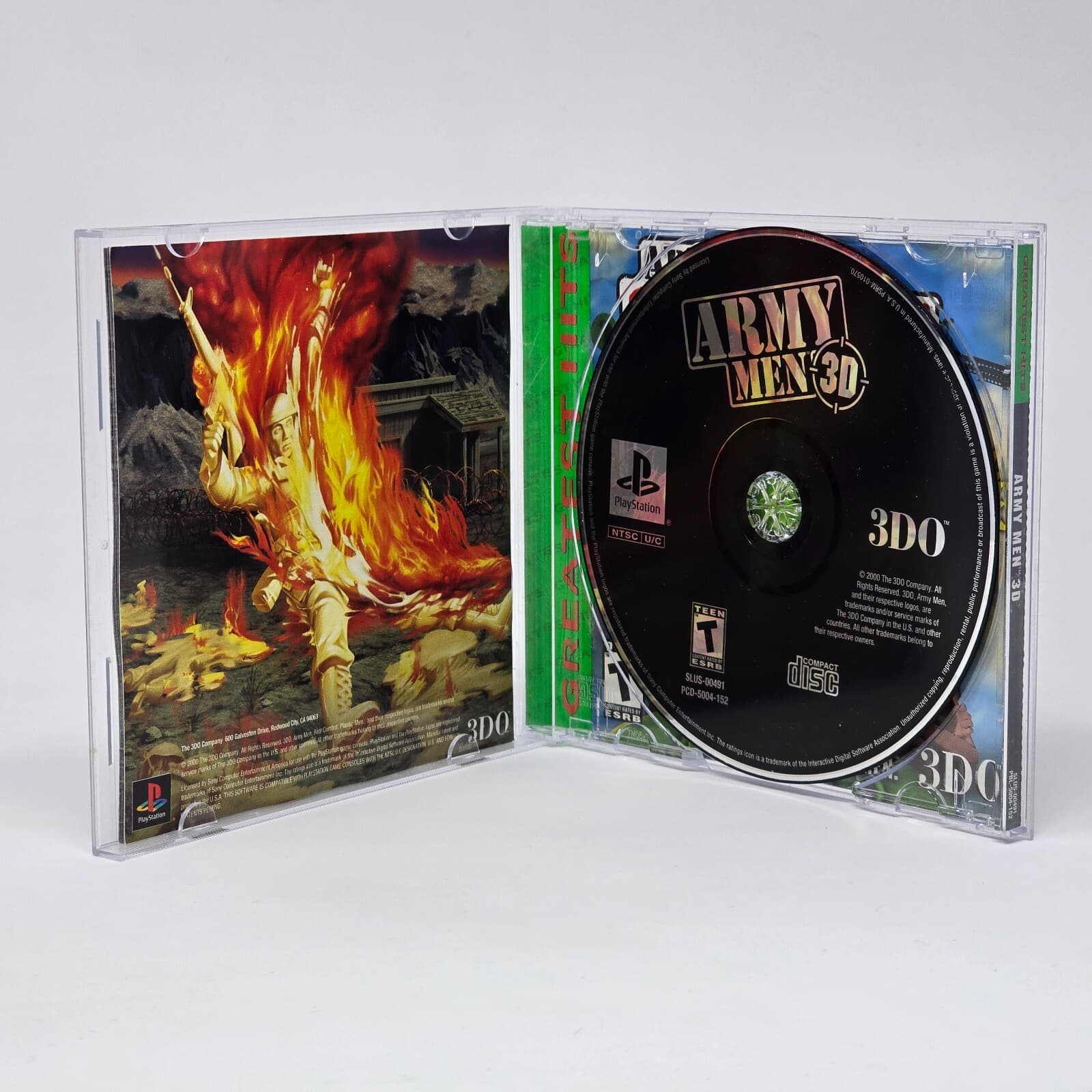 Army Men 3D (PlayStation 1 PS1) Greatest Hits CIB COMPLETE & TESTED - Thumbnail 2