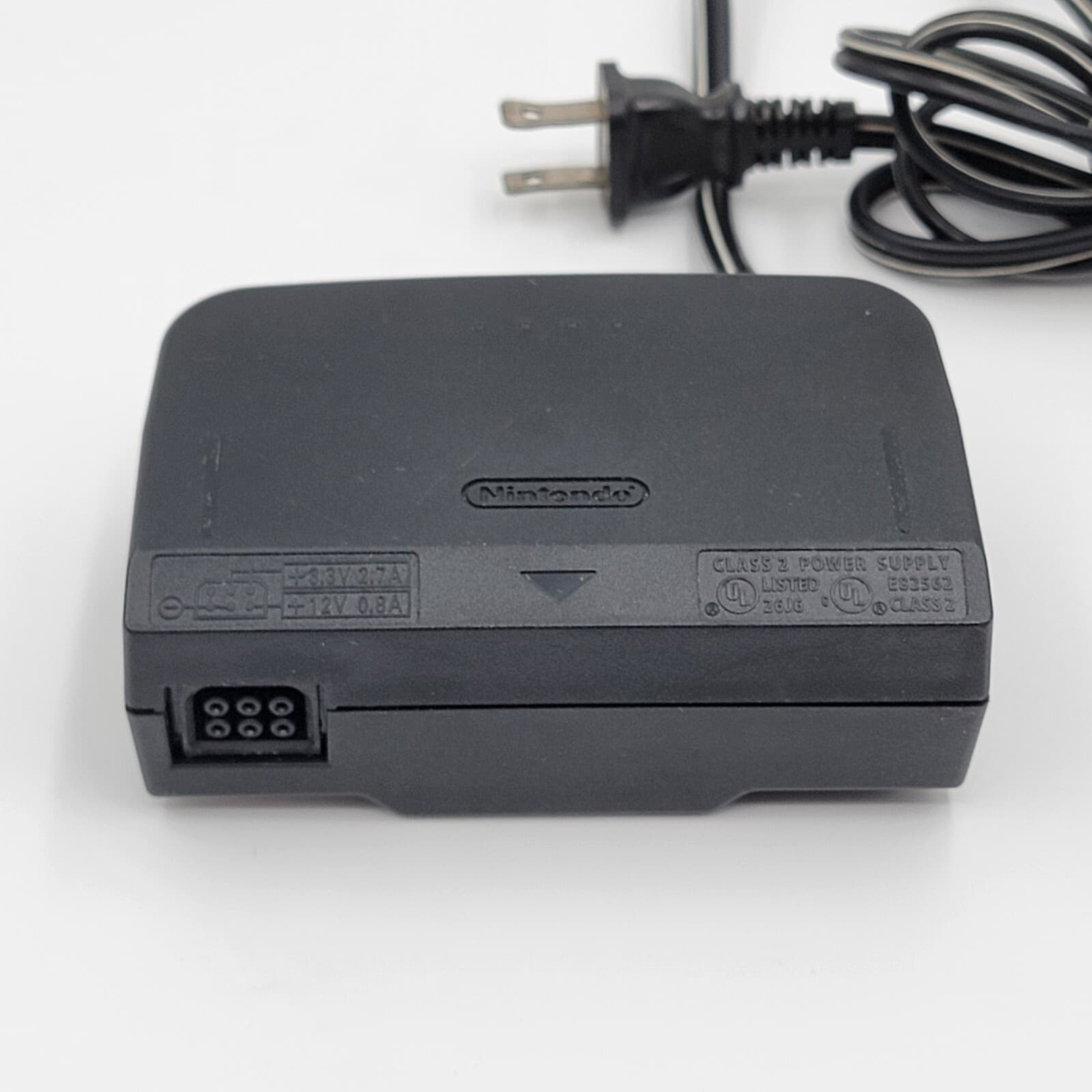 Nintendo 64 N64 AC Power Adapter Supply Official OEM (NUS-002) TESTED