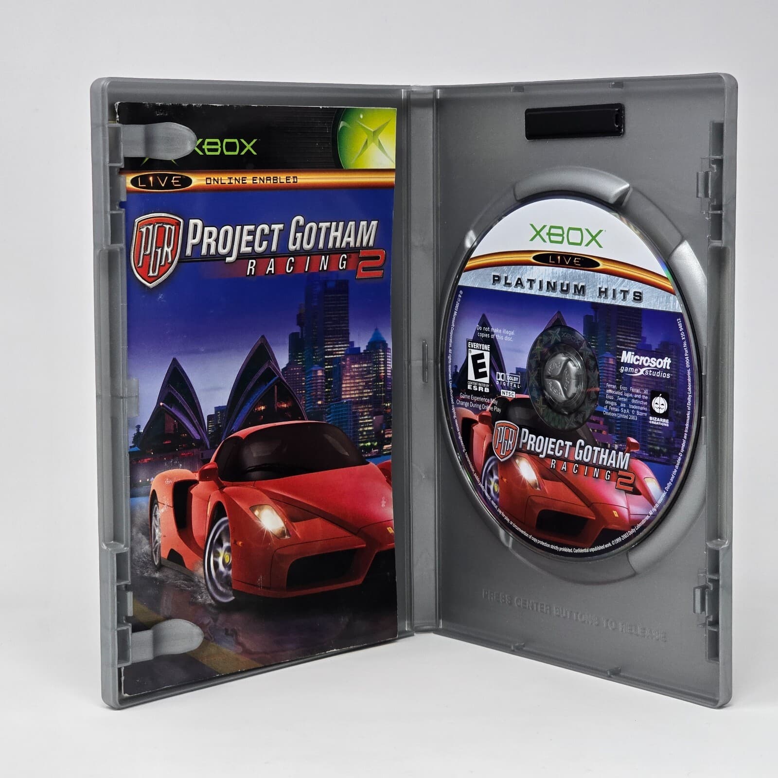 Project Gotham Racing 2 (Original Xbox) Platinum Hits CIB COMPLETE & TESTED - Thumbnail 2