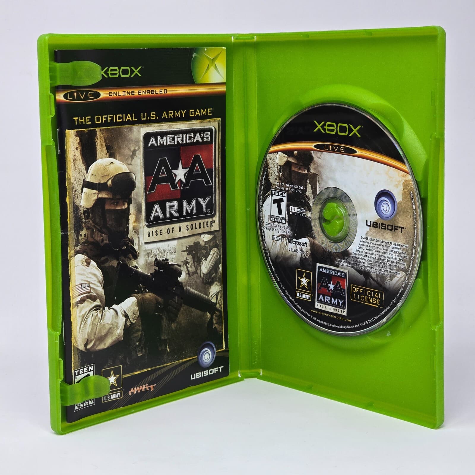 America's Army: Rise of a Soldier (Original Xbox) CIB COMPLETE & TESTED - Thumbnail 2
