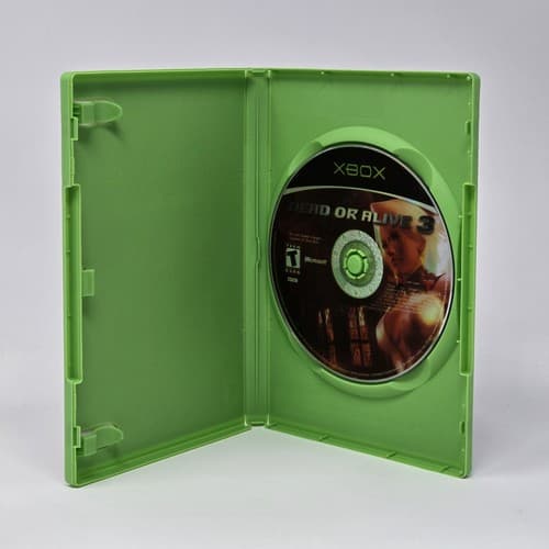 Dead or Alive 3 (Original Xbox) Black Label Case & Disc TESTED - Thumbnail 2