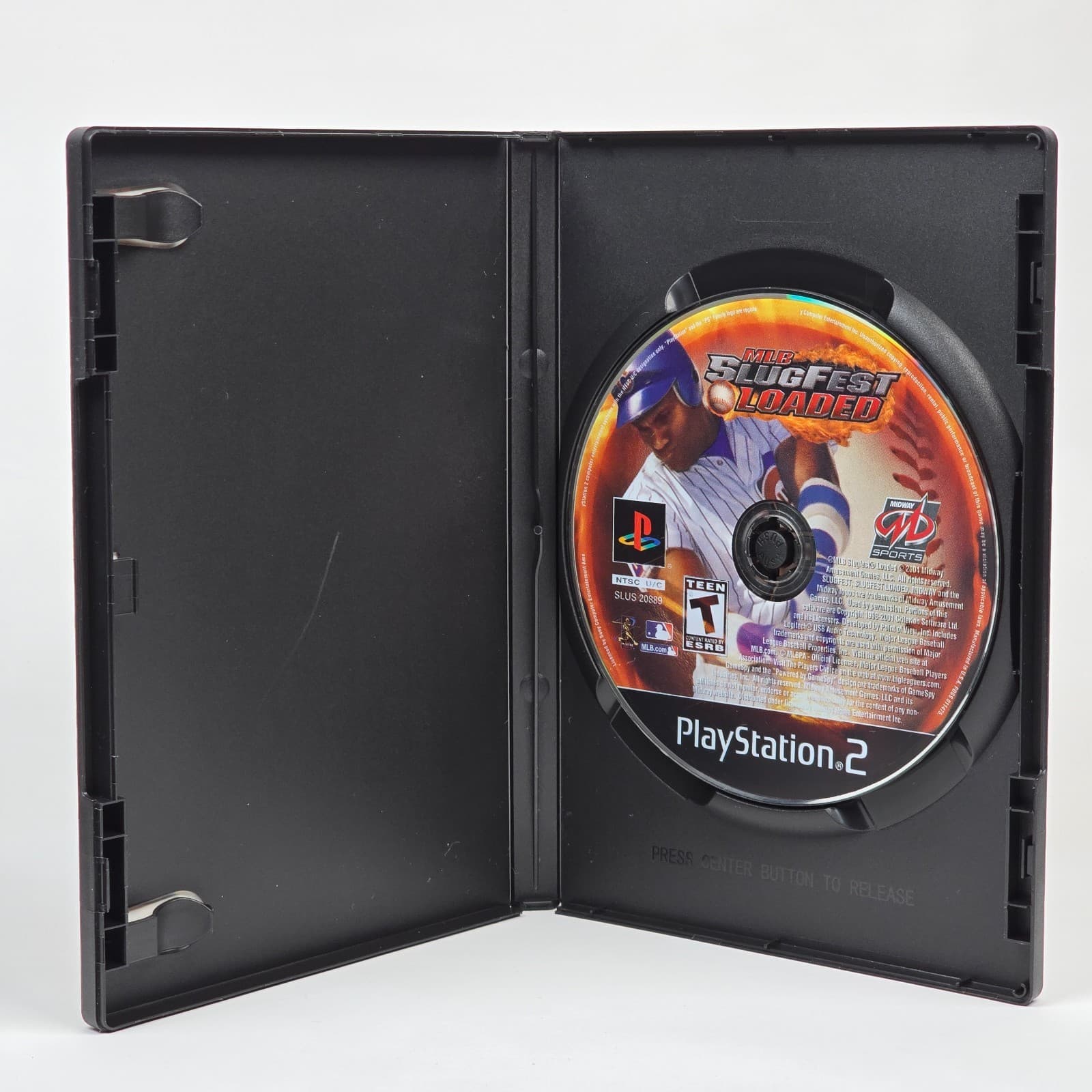MLB SlugFest: Loaded (PlayStation 2 PS2) Case & Disc - Thumbnail 2