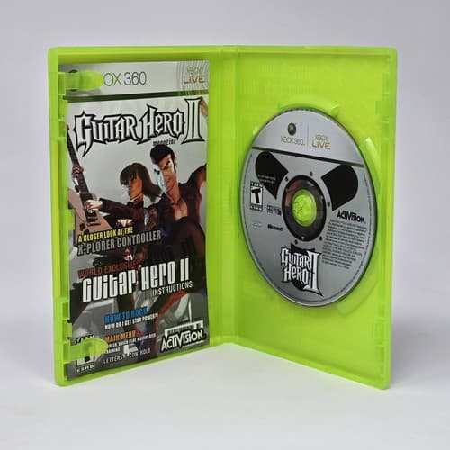 Guitar Hero II 2 (Xbox 360) CIB COMPLETE & TESTED - Thumbnail 2