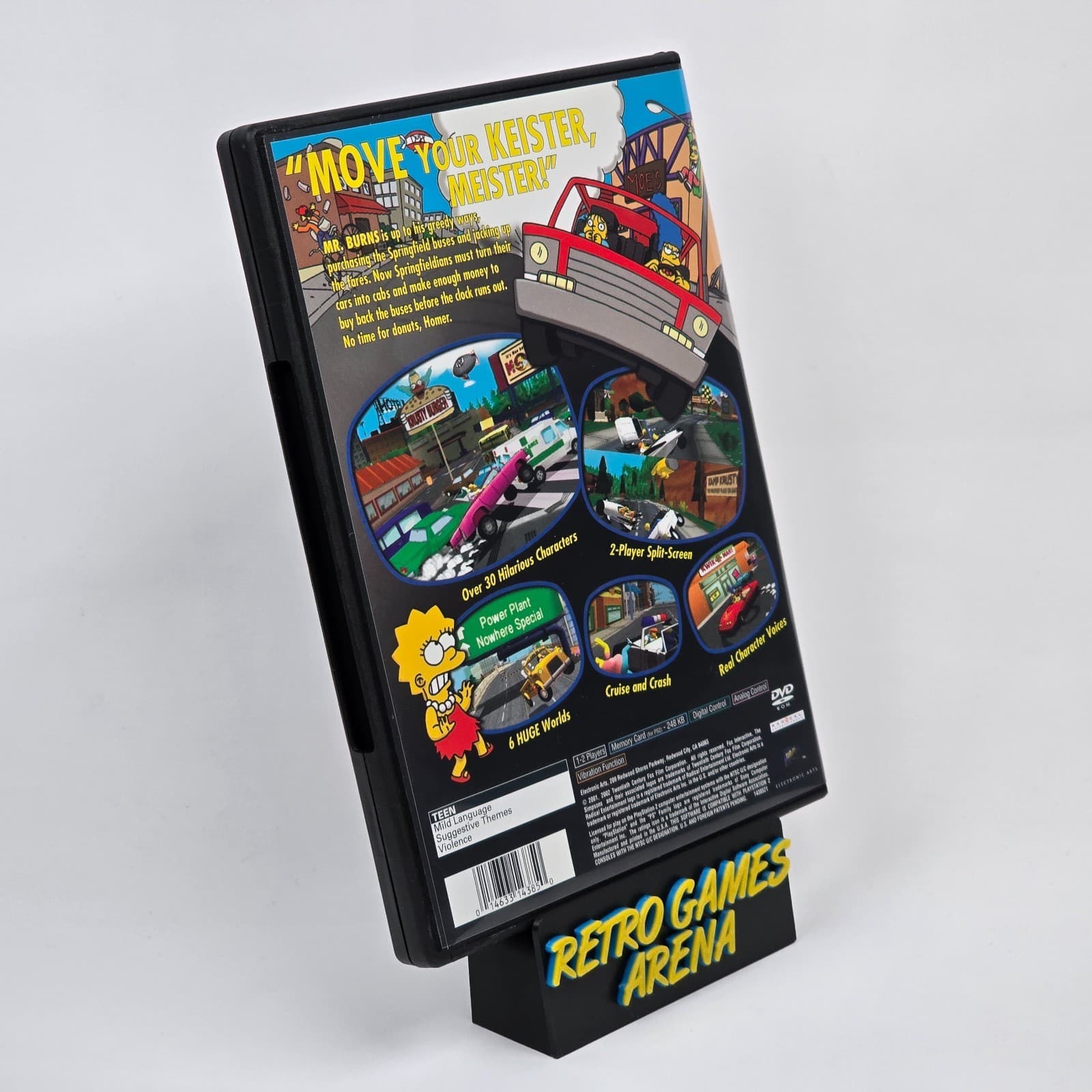 💿REFURBISHED The Simpsons: Road Rage (PlayStation 2 PS2) GH CIB COMPLETE💿 - Thumbnail 4