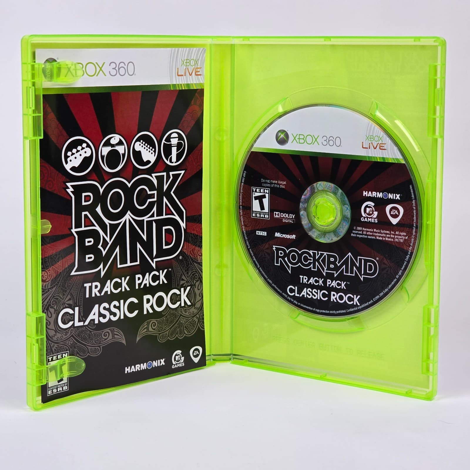 Rock Band Track Pack: Classic Rock (Xbox 360) CIB COMPLETE - Thumbnail 2