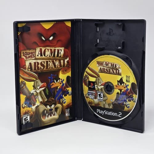 Looney Tunes: Acme Arsenal (PlayStation 2 PS2) CIB COMPLETE & TESTED - Thumbnail 2