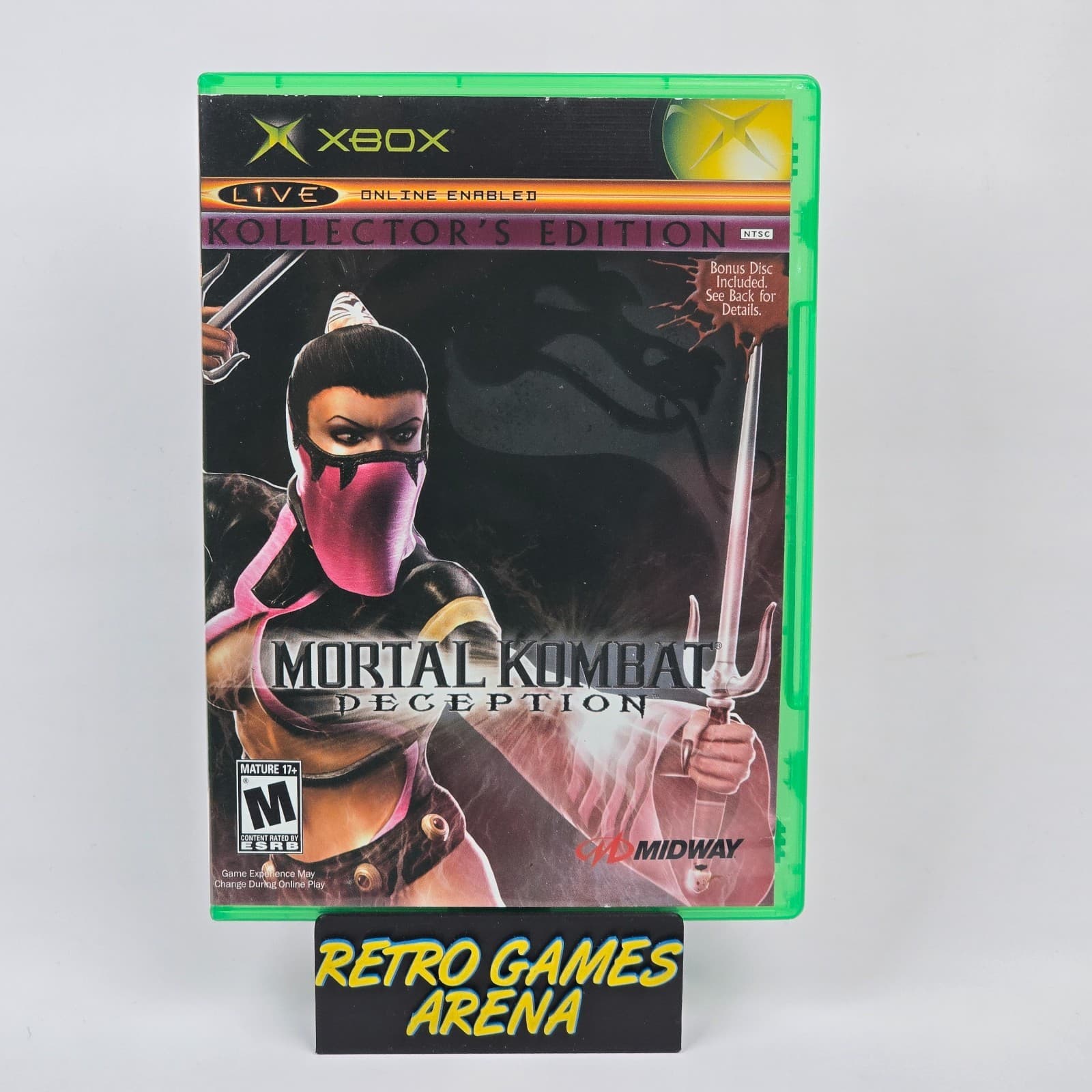 Mortal Kombat: Deception Kollector's Mileena Edition (Original Xbox) Case & Disc