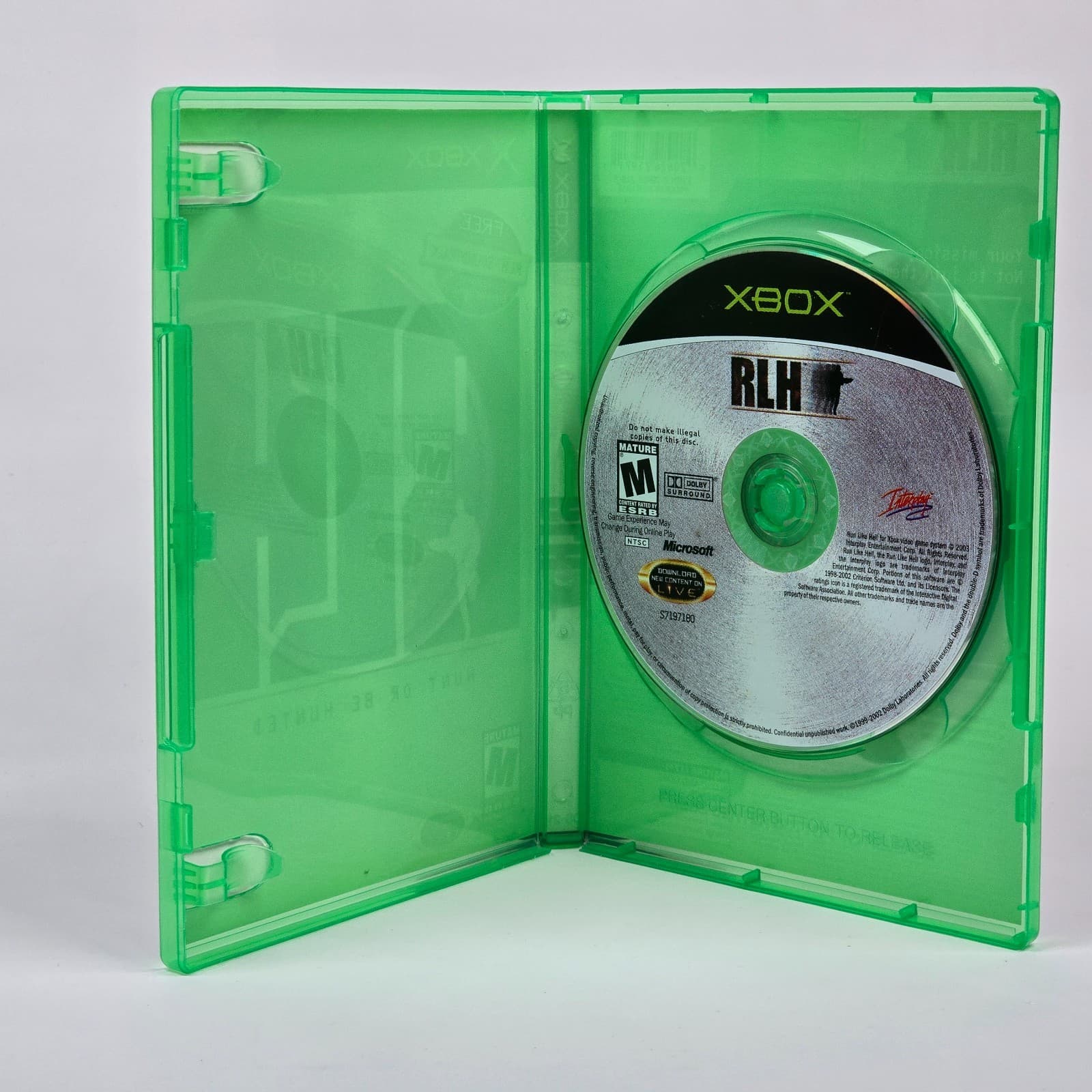 RLH: Run Like Hell (Original Xbox) Case & Disc - Thumbnail 2