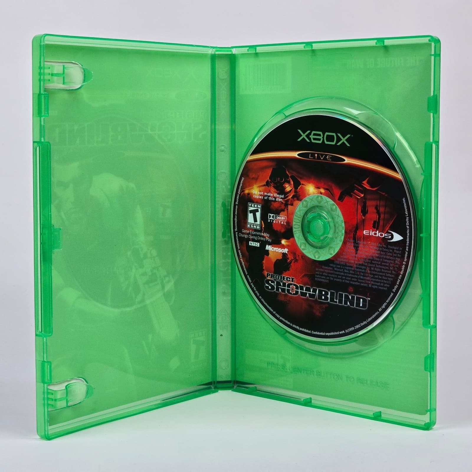 Project Snowblind (Original Xbox) Case & Disc - Thumbnail 2