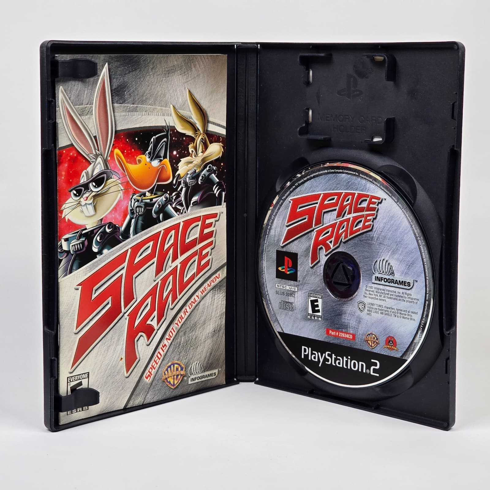 Space Race - Looney Tunes (PlayStation 2 PS2) CIB COMPLETE - Thumbnail 2