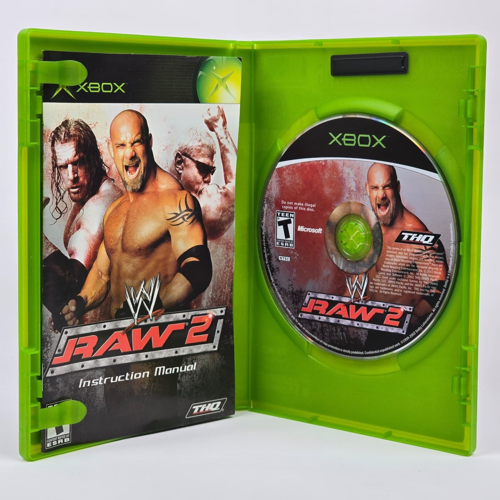 WWE Raw 2 (Original Xbox) CIB COMPLETE - Thumbnail 2