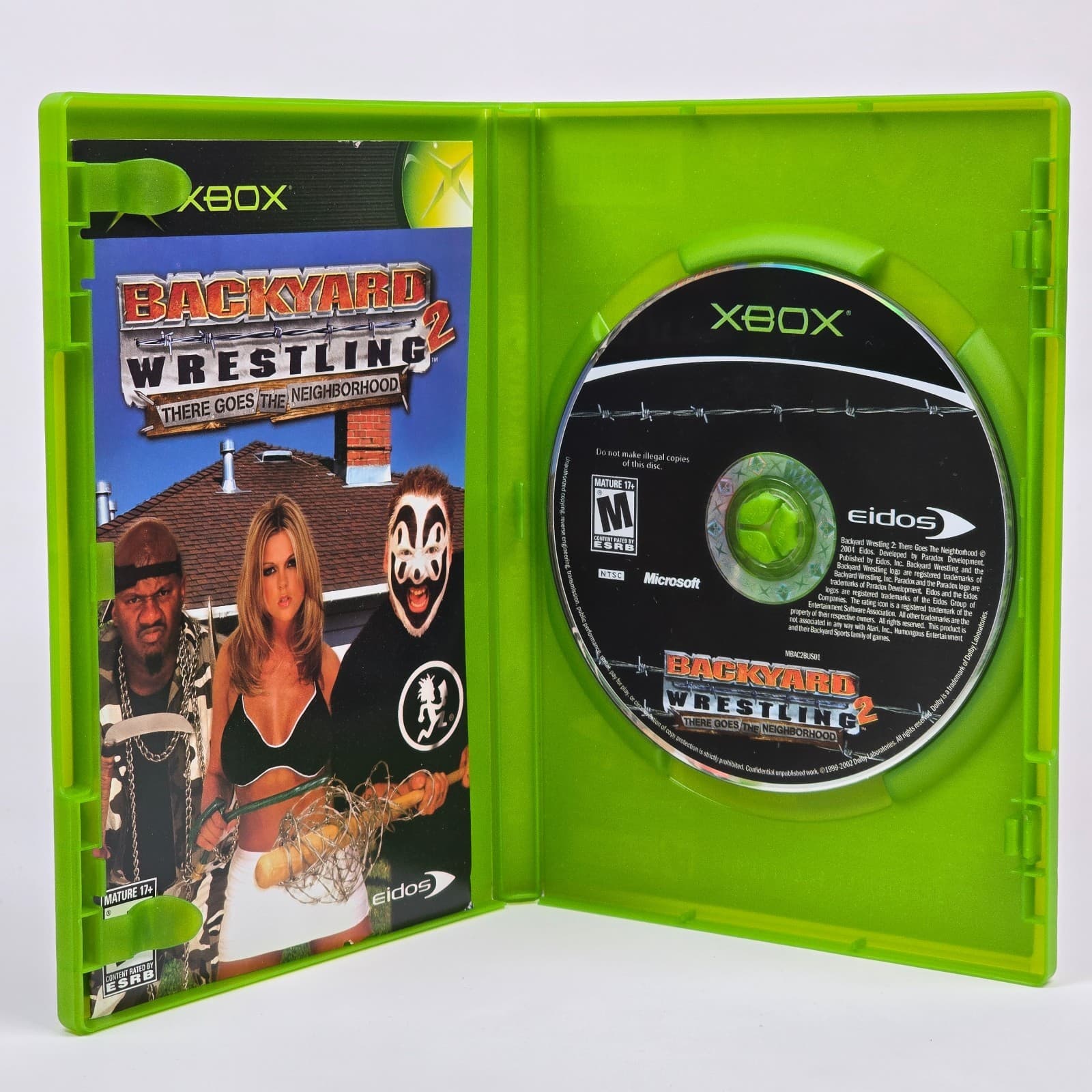 Backyard Wrestling 2: There Goes the Neighborhood (Original Xbox) CIB COMPLETE - Thumbnail 2