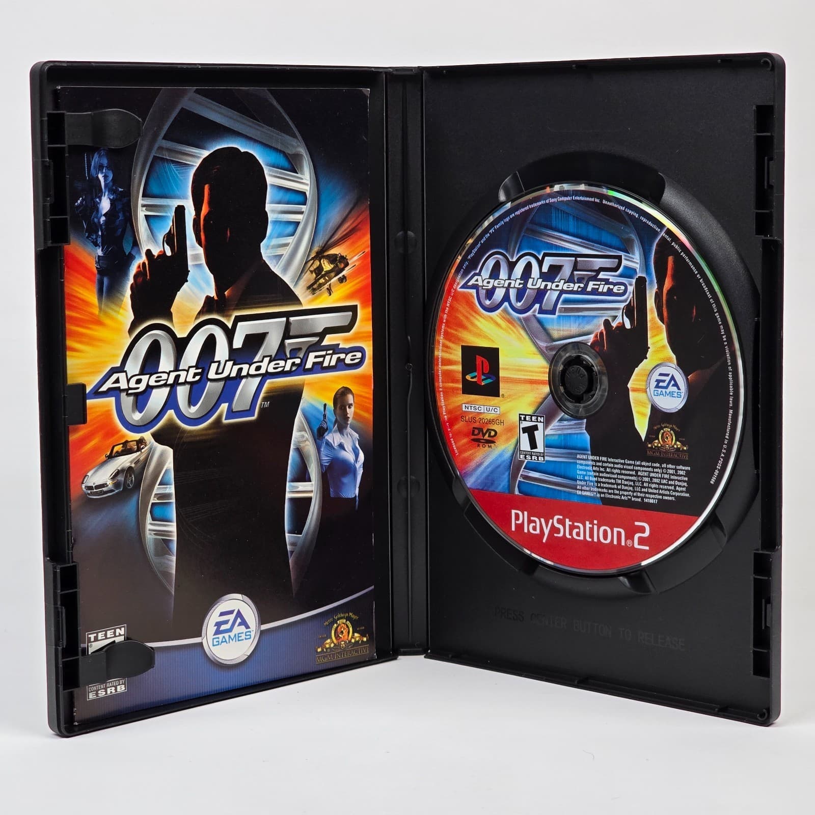 James Bond 007 in Agent Under Fire (PlayStation 2 PS2) GH CIB COMPLETE - Thumbnail 2