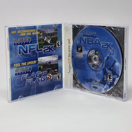 NBA 2K (Sega Dreamcast) White Label CIB COMPLETE & TESTED - Thumbnail 2