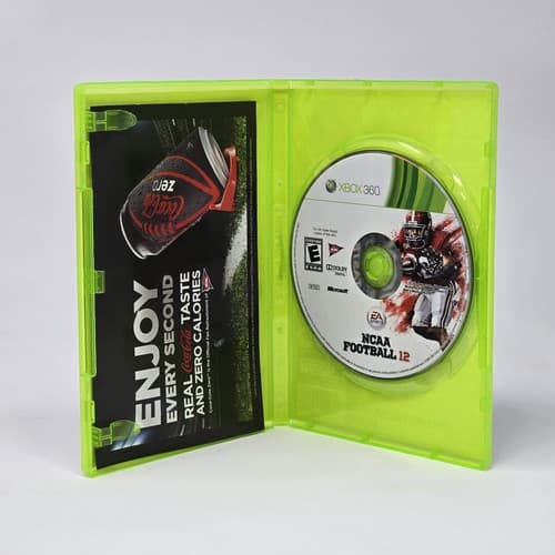 NCAA Football 12 (Xbox 360) CIB COMPLETE & TESTED - Thumbnail 2