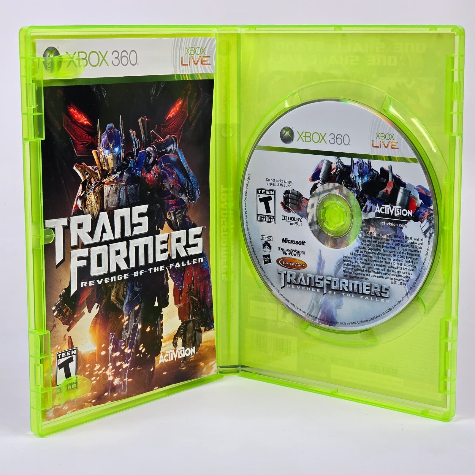 Transformers: Revenge of the Fallen (Xbox 360) CIB COMPLETE - Thumbnail 2