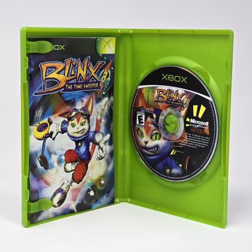 Blinx: The Time Sweeper (Original Xbox) Black Label CIB COMPLETE & TESTED - Thumbnail 2
