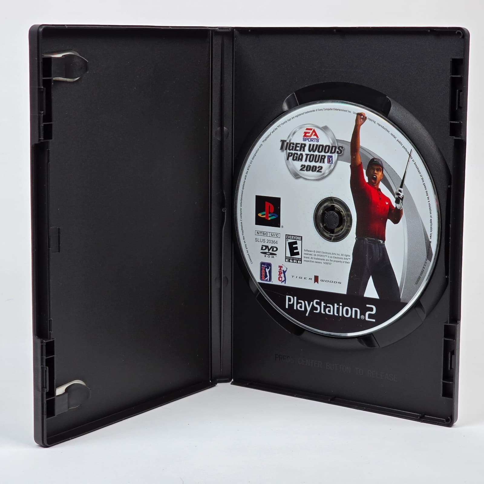 Tiger Woods PGA Tour 2002 (PlayStation 2 PS2) Case & Disc - Thumbnail 2