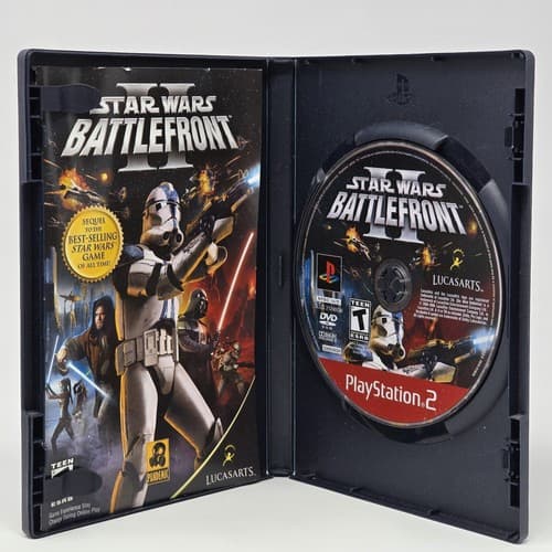Star Wars: Battlefront II 2 (PlayStation 2 PS2) Greatest Hits CIB & TESTED - Thumbnail 2