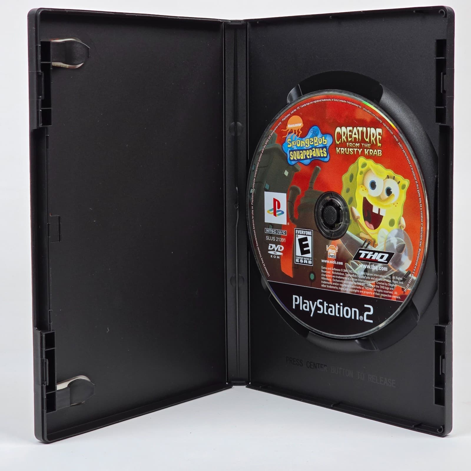 SpongeBob SquarePants Creature from Krusty Krab (PlayStation 2 PS2) BL Case Disc - Thumbnail 2
