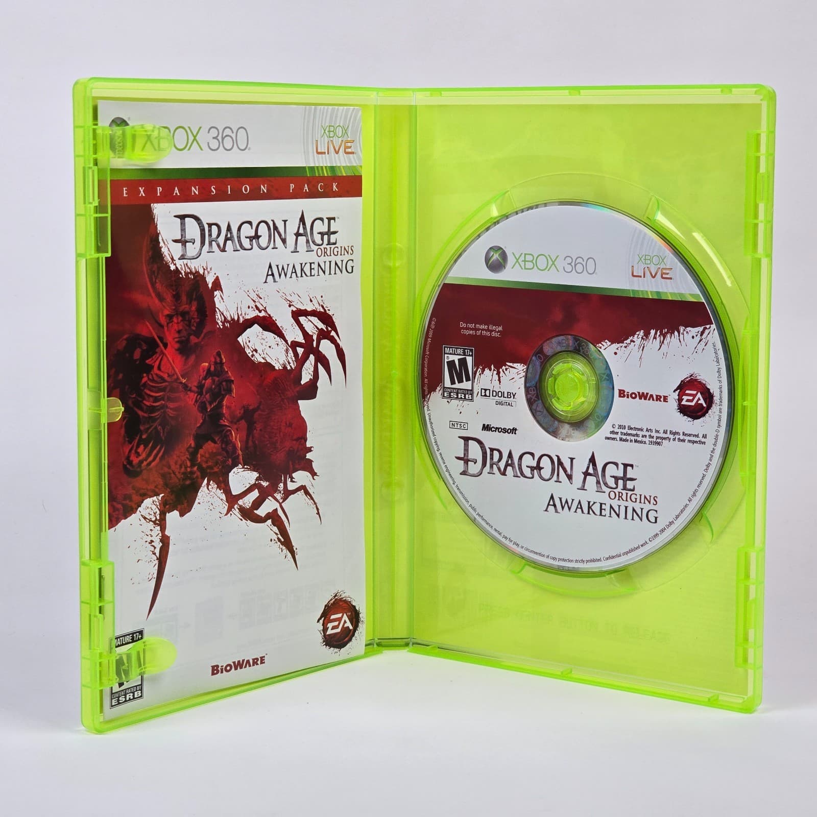 Dragon Age Origins: Awakening - Expansion Pack (Xbox 360) CIB COMPLETE - Thumbnail 2