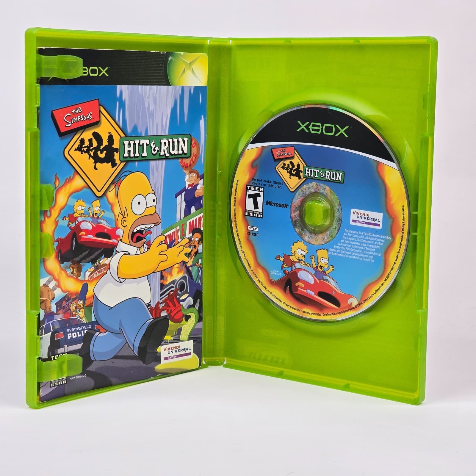 💿REFURBISHED The Simpsons: Hit & Run (Original Xbox) Black Lbl CIB & TESTED 💿 - Thumbnail 2