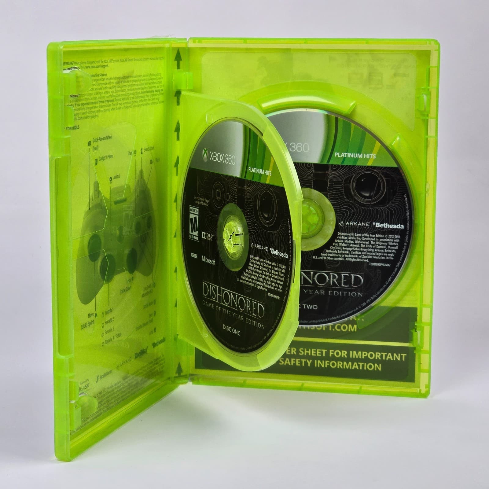Dishonored: Game of the Year Edition (Xbox 360) Platinum Hits CIB COMPLETE - Thumbnail 2