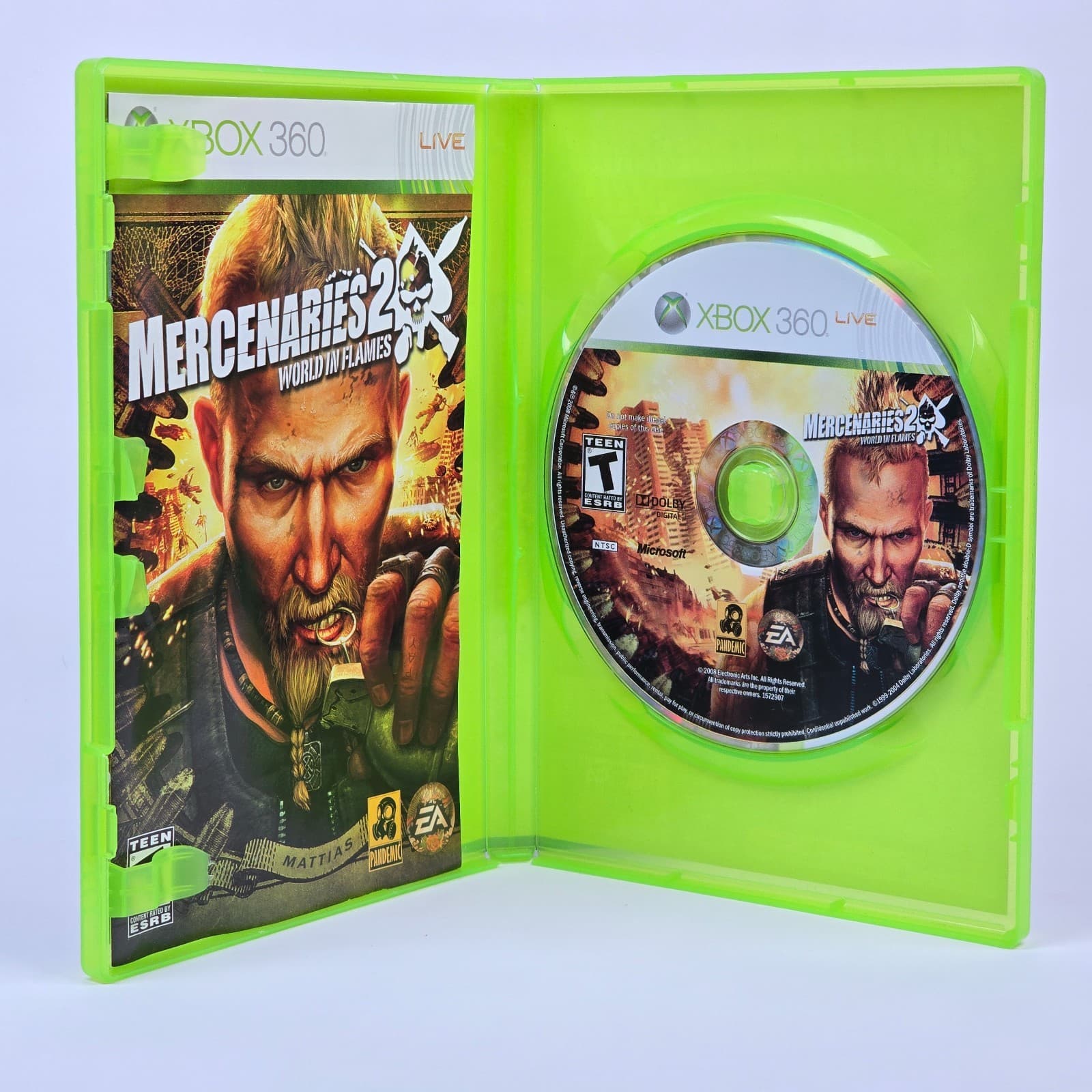 Mercenaries 2: World in Flames (Xbox 360) CIB COMPLETE - Thumbnail 2