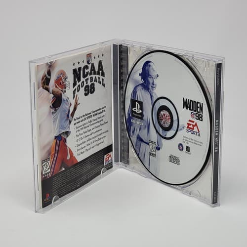 Madden NFL 98 (Playstation PS1) CIB COMPLETE & TESTED - Thumbnail 2