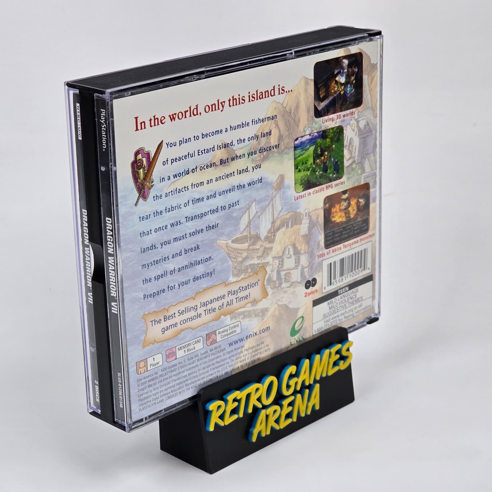 💿REFURBISHED Dragon Warrior VII 7 (PlayStation 1 PS1) CIB COMPLETE💿 - Thumbnail 6