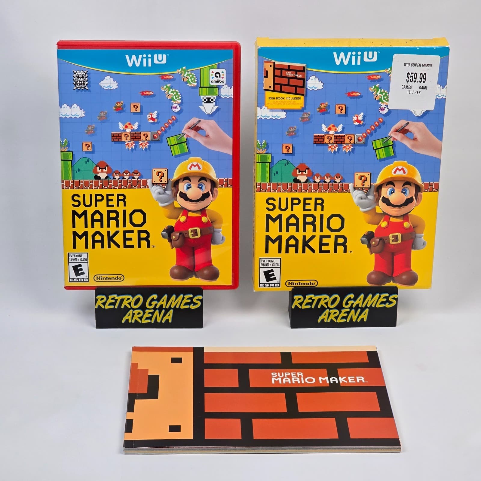 Super Mario Maker (Wii U) CIB COMPLETE with Box & Art Book - Thumbnail 2