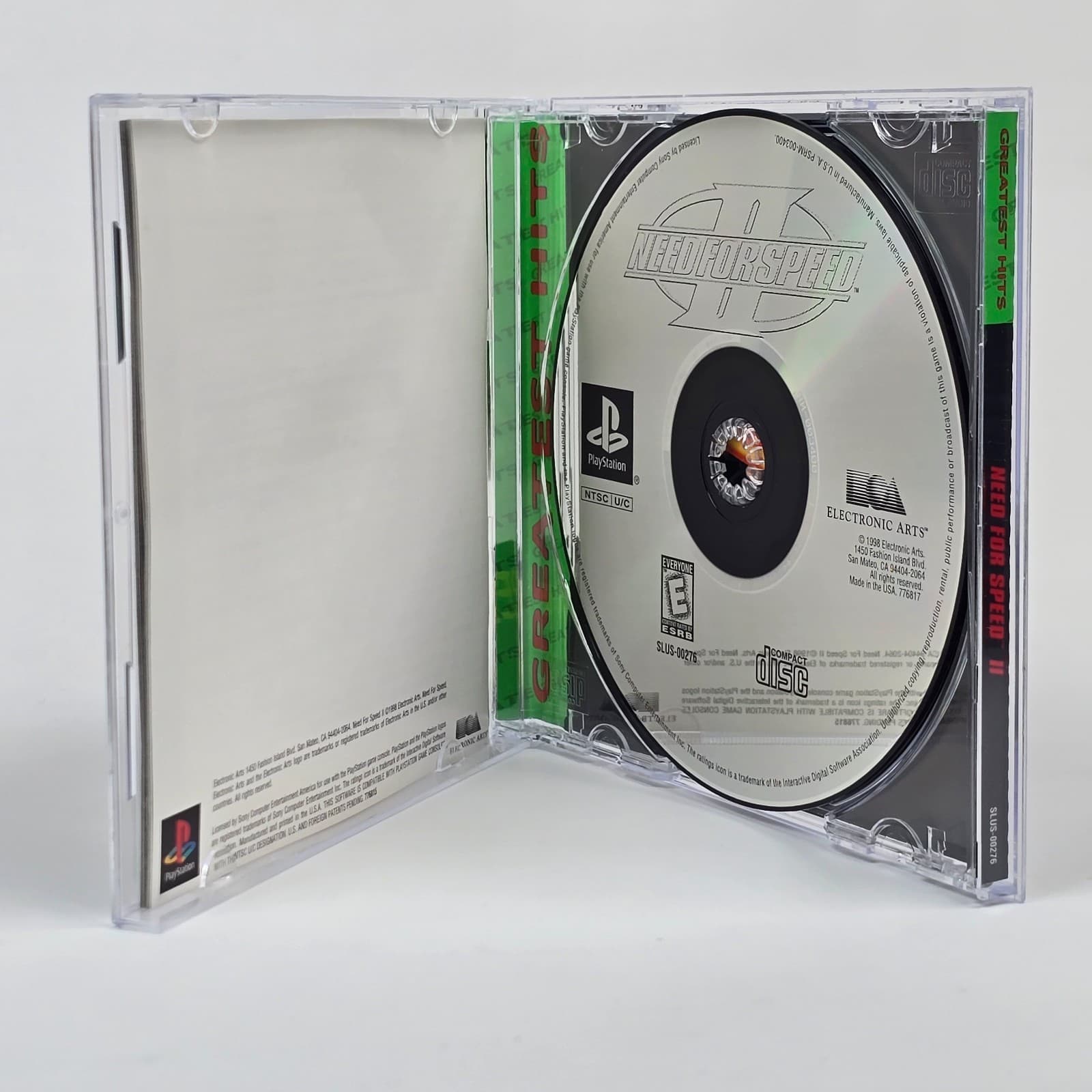 Need for Speed II 2 (PlayStation 1 PS1) Greatest Hits CIB COMPLETE - Thumbnail 2