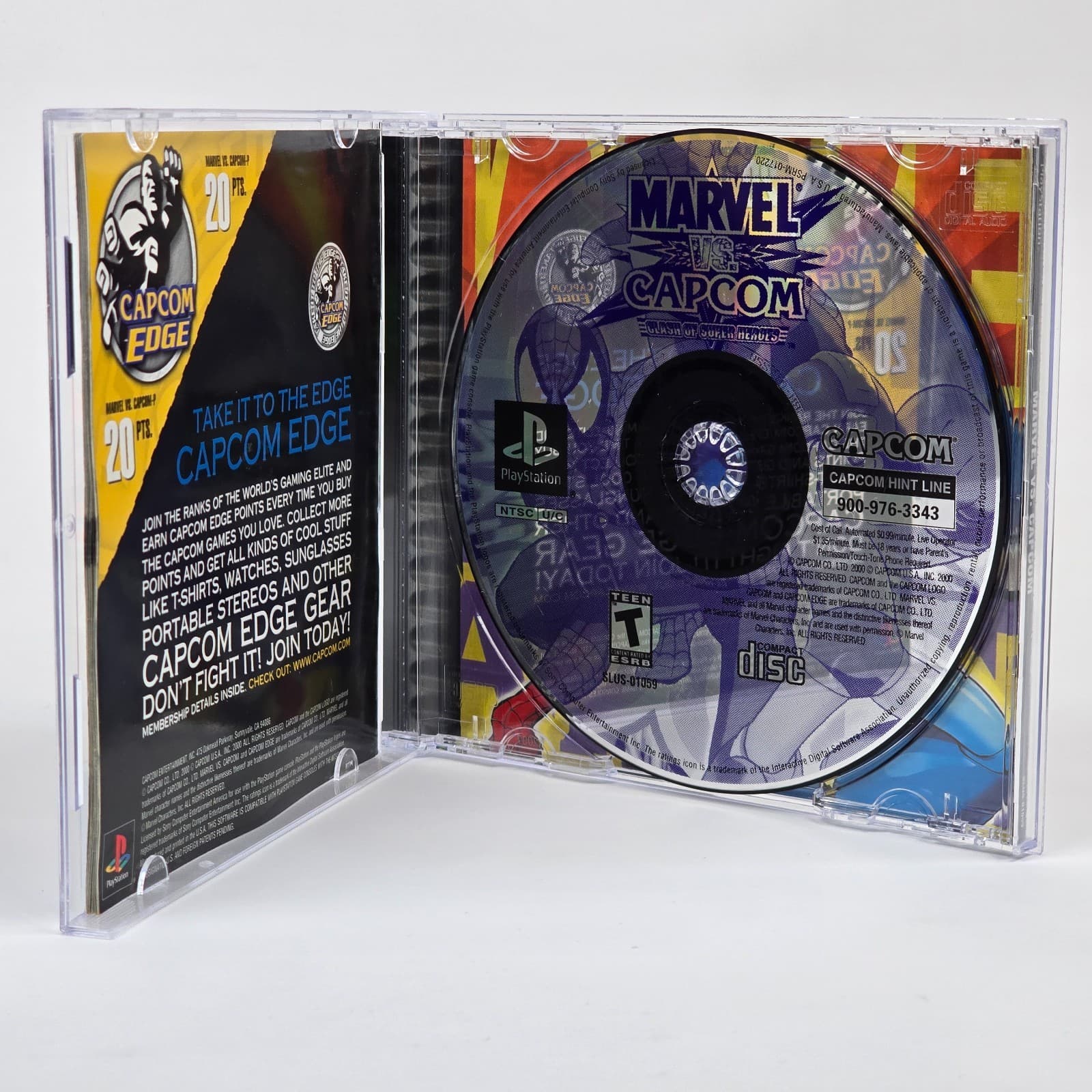 Marvel vs Capcom: Clash of Super Heroes (PlayStation 1 PS1) CIB COMPLETE - Thumbnail 2