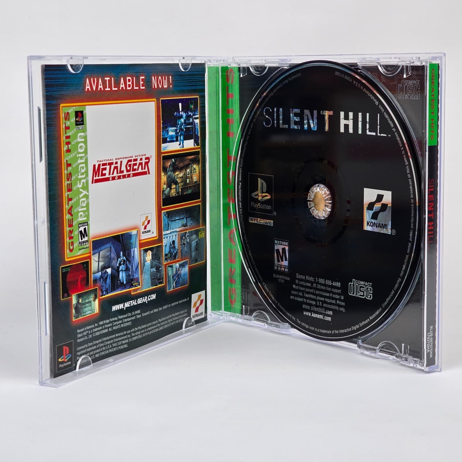 💿REFURBISHED Silent Hill (PlayStation 1 PS1) Greatest Hits CIB COMPLETE💿 - Thumbnail 2