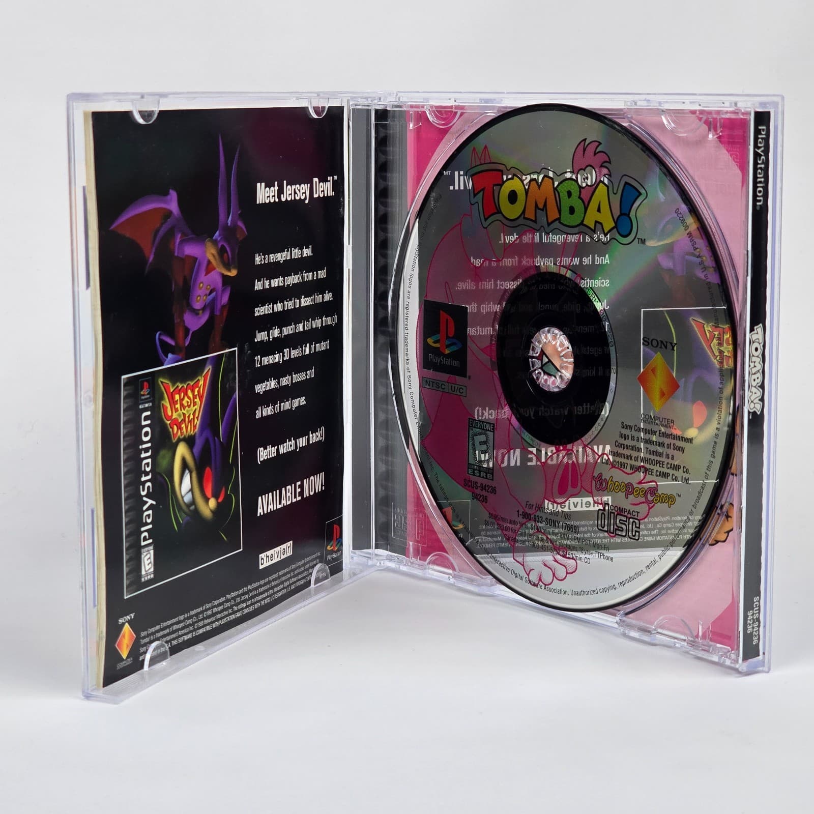 💿REFURBISHED Tomba! (PlayStation 1 PS1) CIB COMPLETE💿 - Thumbnail 2